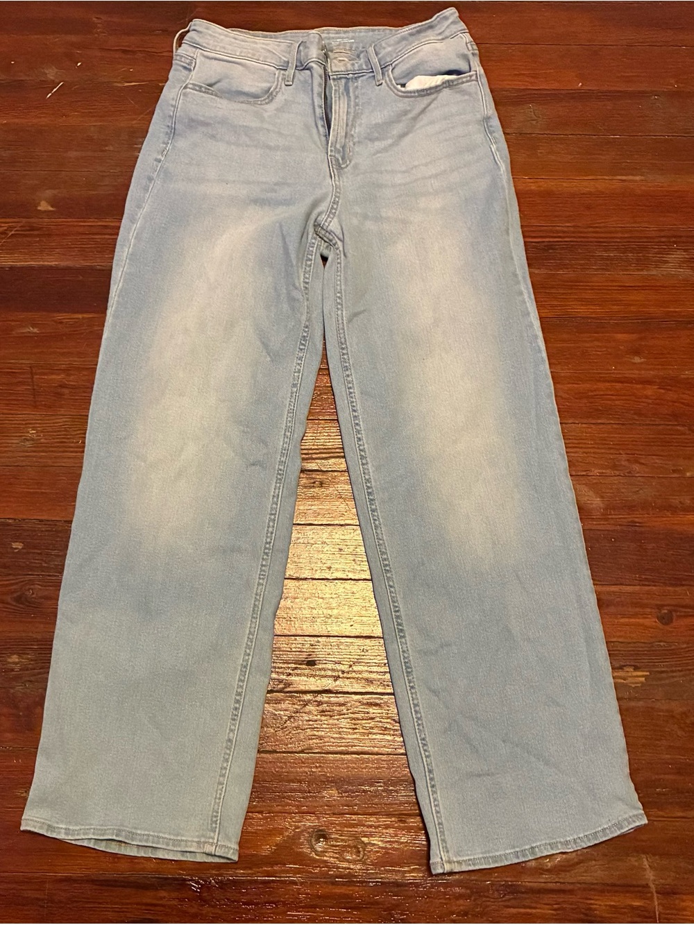 Old Navy Women's Light Blue Wide-Leg Jeans